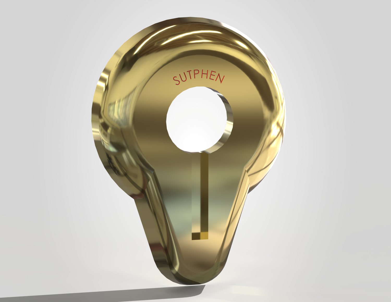 Finished rendered part with Sutphen branding